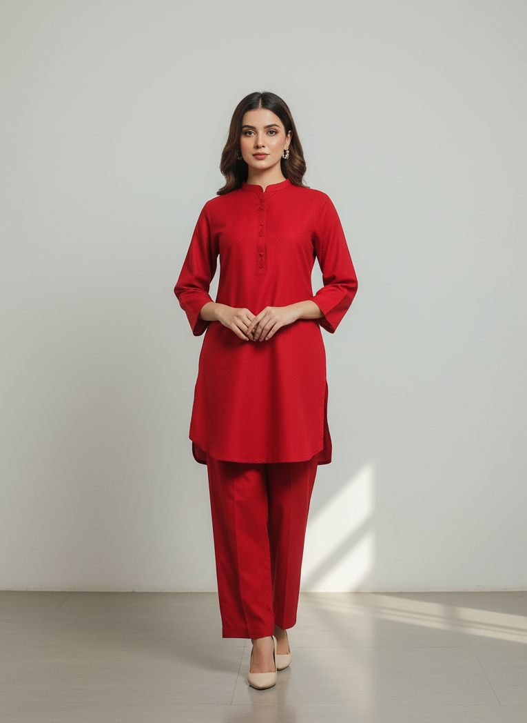 WJC015 Jacquard 2 Piece