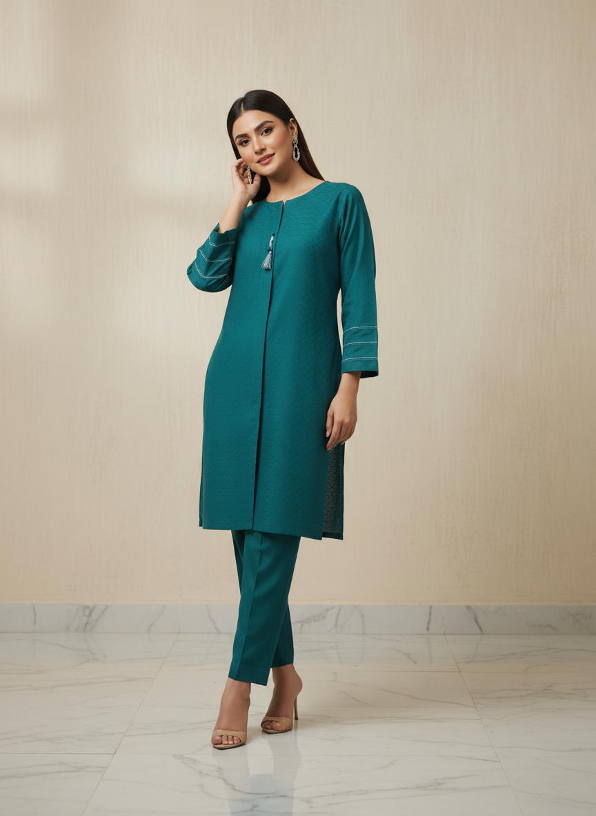 WJC018 Jacquard 2 Piece